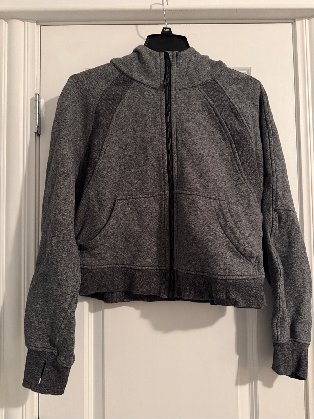 lululemon athletica Dark Gray Full-Zip Bomber Hoodie